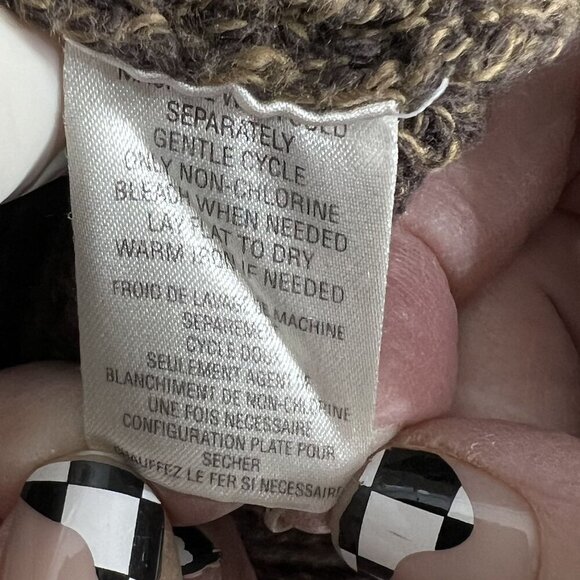 VTG Redhead Mens L Textured Henley Sweater Chocolate Heavyweight Chunky Timeless - Picture 15 of 16